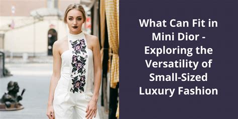 What Can Fit in Mini Dior: Exploring the Versatility of Small